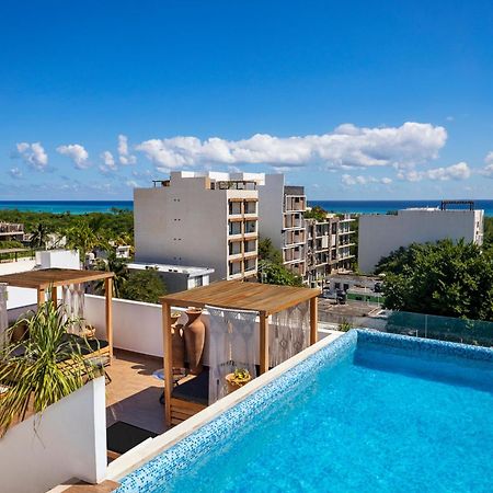Terrasse Hotel Playa Del Carmen Bagian luar foto